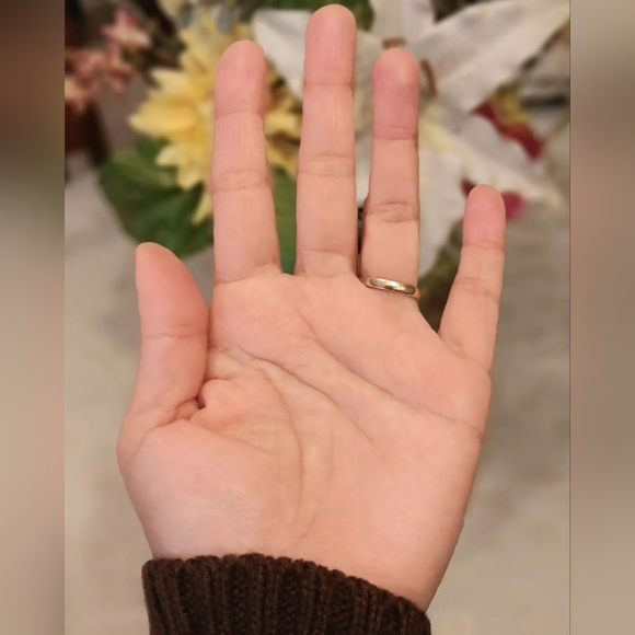 Blue Marquise Sapphire Engagement Ring 14kTG TAIWAN EDCO Yellow Gold SIZE 5 - Picture 7 of 8